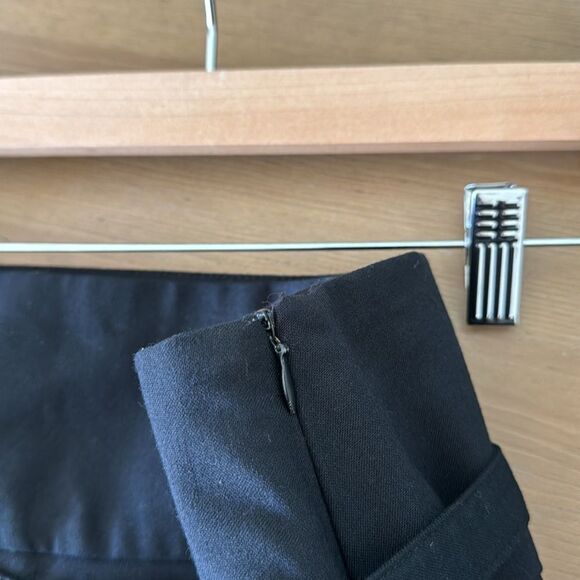 Zara Basic Black pleated mini skirt with belt size US 14 BUT see Measurements - Picture 4 of 8